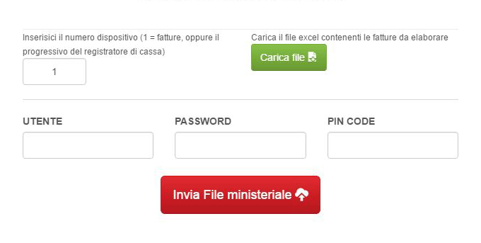 invio dati al Sistema Tessera Sanitaria